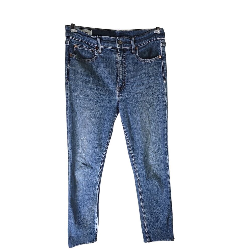 Gap Jeans Vintage Slim High Rise Stretch Cut Off Womens 28 / 6 Casual